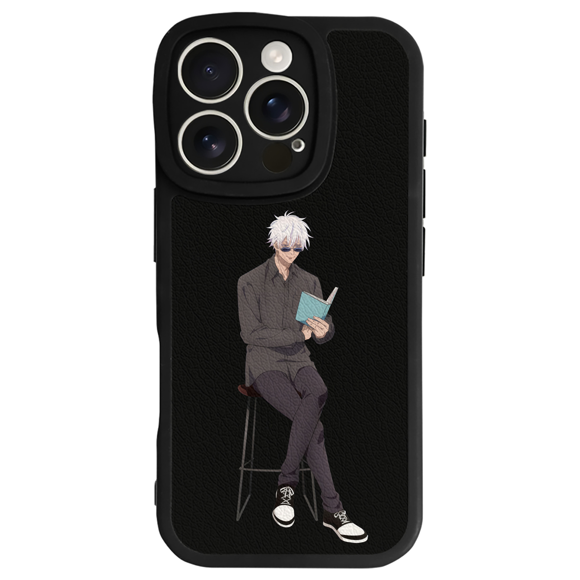 （画像用） 呪術廻戦 Jujutsu Kaisen 【iPhone 16シリーズ対応】シリコンスマホケース（レザー調） 材質：シリコン